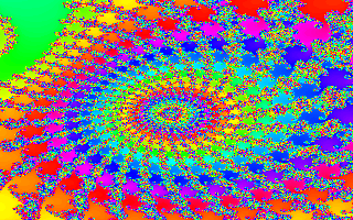 Mandelbrotbild »Im Spiralental«. Grösserer Umfang von
66¼ KB